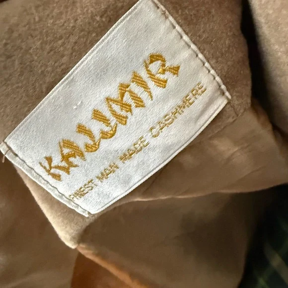 Camel Cashmere Maxi Trench Coat Long Belted Wrap Robe Winter Coat - Picture 15 of 15